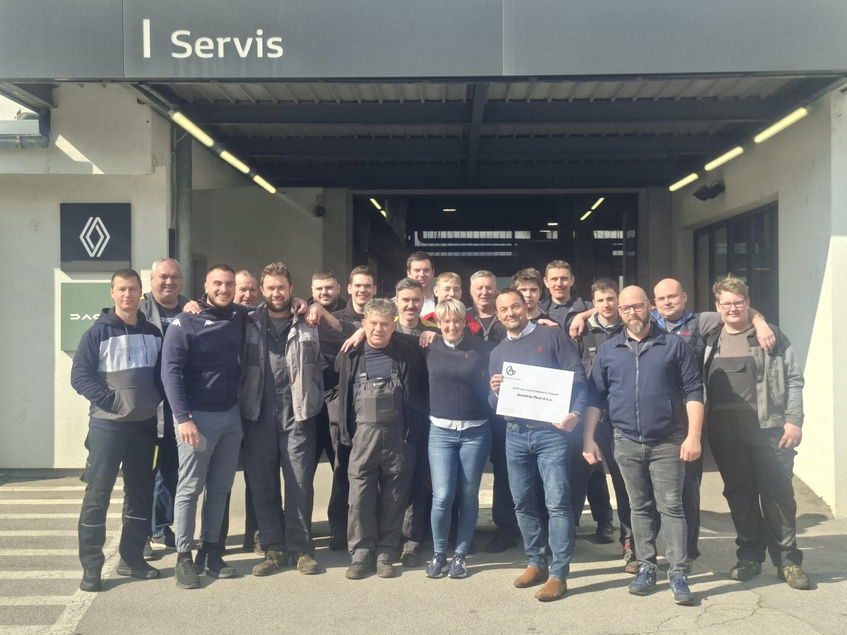 Najboljša poprodajna lokacija Renaultove pooblaščene mreže v Sloveniji v 2025