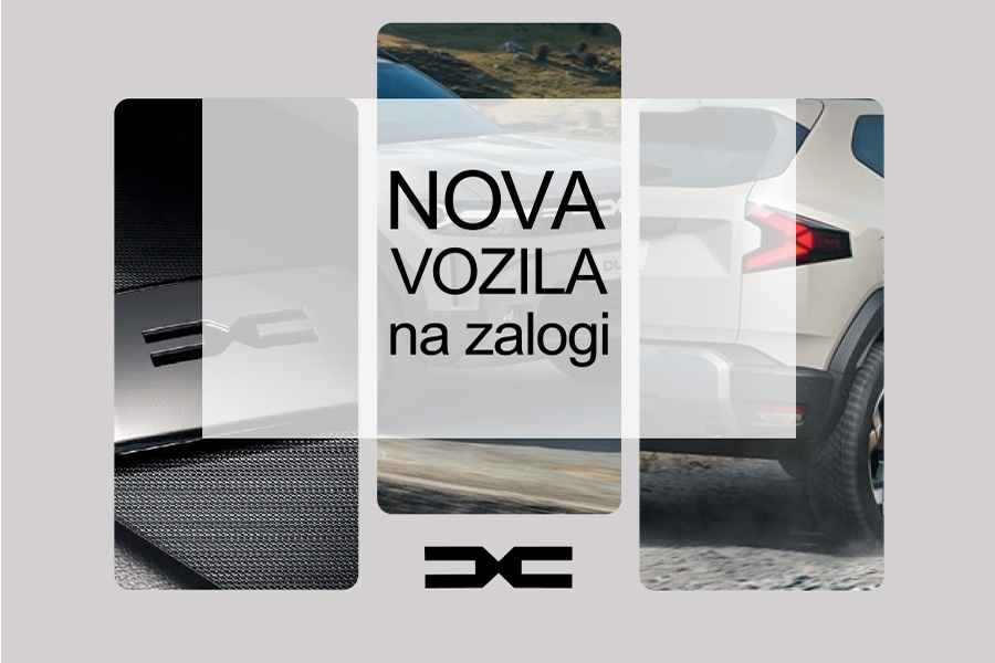 Super ponudba novih vozil Dacia