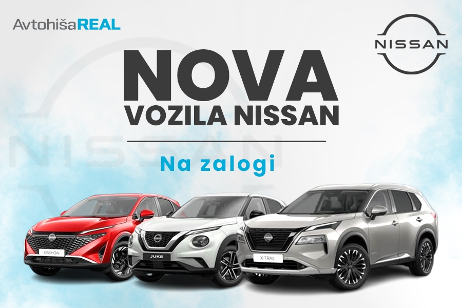 Super ponudba novih vozil Nissan