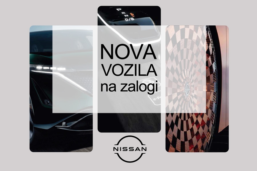 Super ponudba novih vozil Nissan