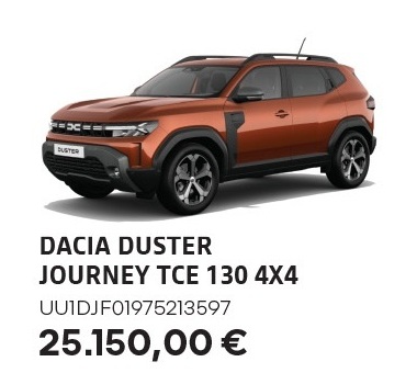 Dacia Duster Journey