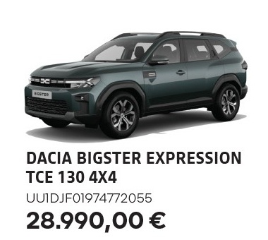 Dacia Bigster Expression